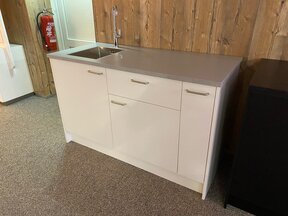 Keukenblok wit 146 cm