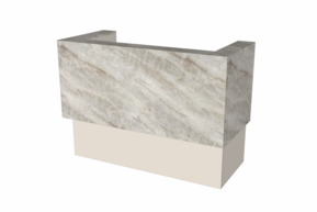 Balie Bienvenue 155 cm - kwartsiet