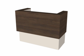 Balie Bienvenue 155 cm - walnoot