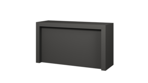 Toonbank Rebelor 180 cm - matzwart