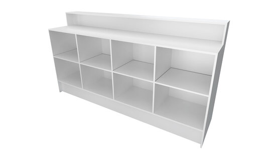 Toonbank BARR 240 cm (wit)