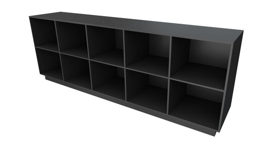 Toonbank SOLID 300 cm (zwart)