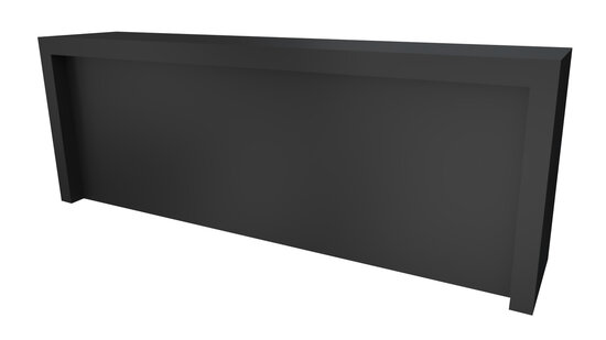 Toonbank REBEL 280 cm (zwart)