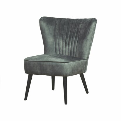 Fauteuil EVA - Stof Aurora Velours Hunter