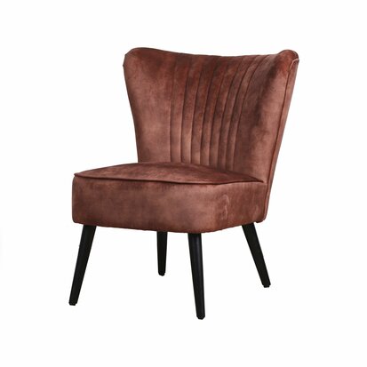 Fauteuil EVA - Stof Aurora Velours Copper