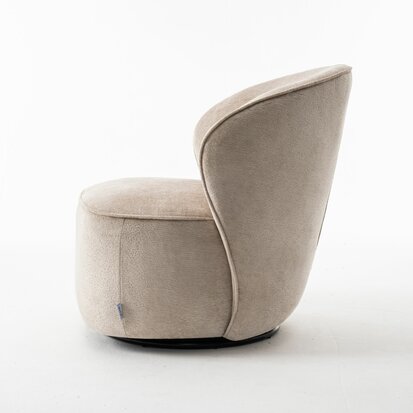 Draaifauteuil - loris stof (beige) 