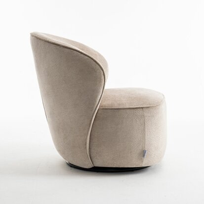 Draaifauteuil - loris stof (beige) 