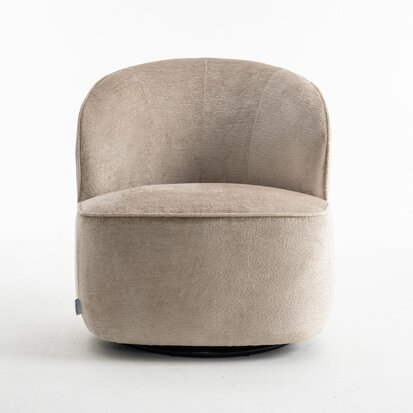 Draaifauteuil - loris stof (beige) 