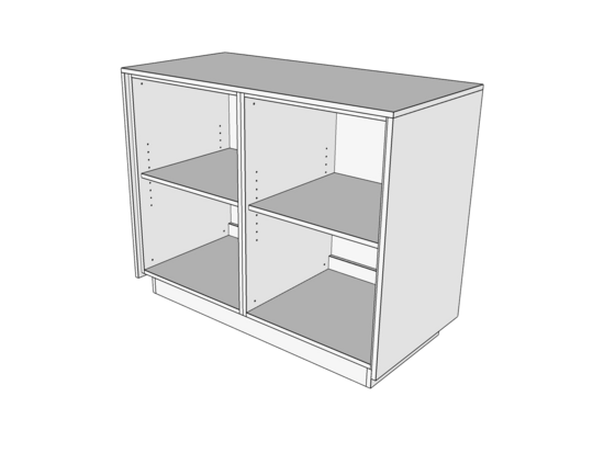 Toonbank SOLID 125 cm