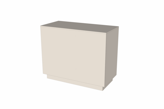 Toonbank SOLID 120 cm - naturel