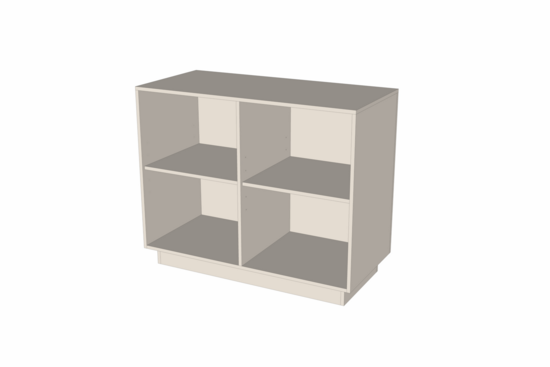 Toonbank SOLID 120 cm - naturel