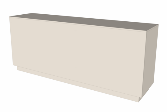 Toonbank SOLID 240 cm - naturel
