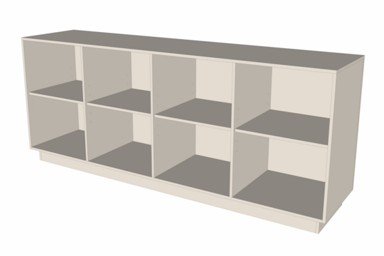 Toonbank SOLID 240 cm - naturel