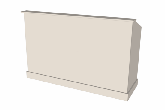 Toonbank BARR 190 cm - naturel