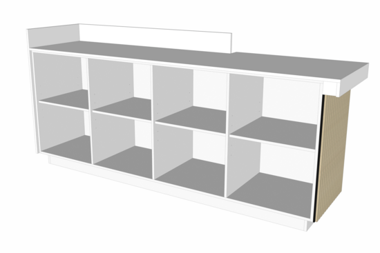 Toonbank Trendwood 250 cm
