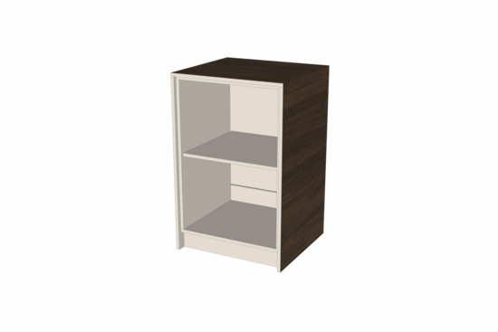 Toonbank Minibloc 65 cm - Japandi Walnoot