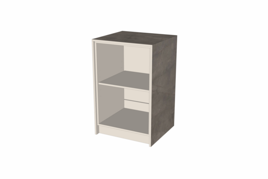 Toonbank Minibloc 65 cm - Brons Marmer