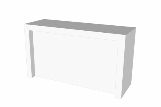 Toonbank Rebelor 180 cm - wit