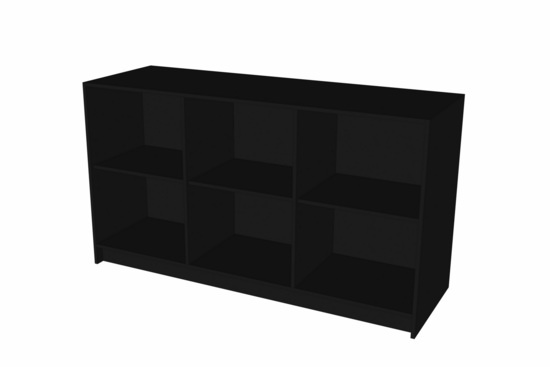 Toonbank Rebelor 180 cm - zwart
