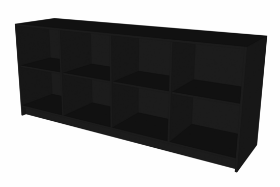 Toonbank Rebelor 240 cm - zwart