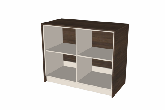 Toonbank Noce 125 cm - Japandi Walnoot