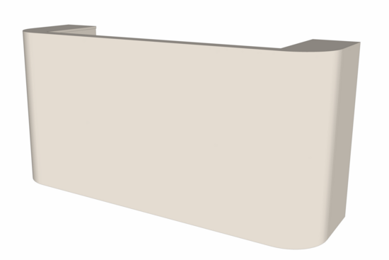 Toonbank Organic 240 cm - naturel