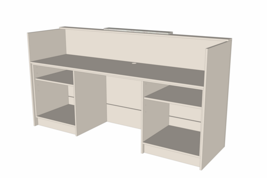 Balie Ciao 205 cm - naturel