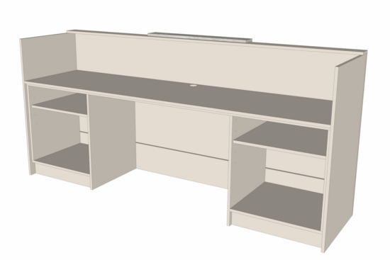 Balie Ciao 235 cm - naturel