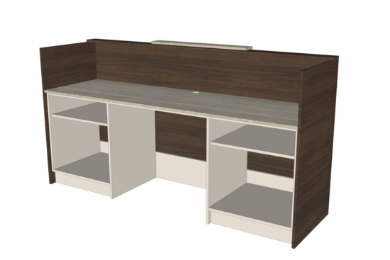 Balie Ciao 205 cm - walnoot