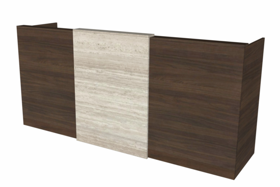 Balie Ciao 235 cm - walnoot