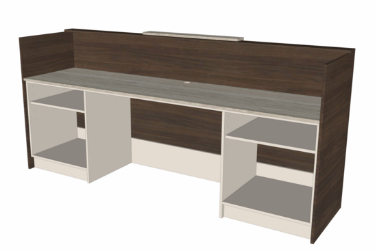 Balie Ciao 235 cm - walnoot