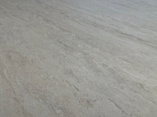 Toonbank BLOX 180 cm walnoot + travertin (nieuw)