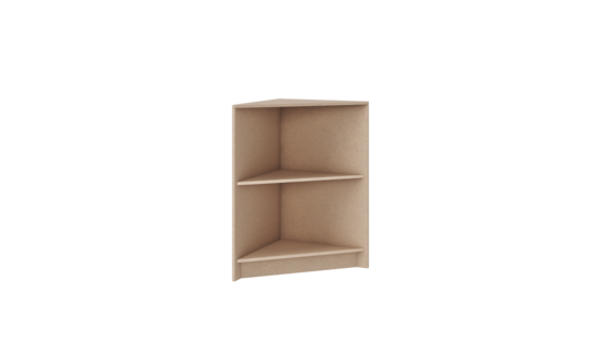 DIY hoekelement (open)
