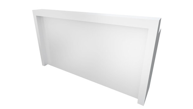 Toonbank BARR 240 cm (wit)