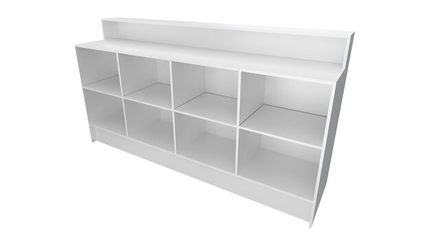 Toonbank BARR 240 cm (wit)