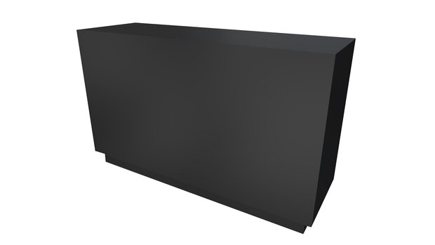Toonbank SOLID 180 cm (zwart)