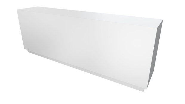 Toonbank SOLID 300 cm (wit)