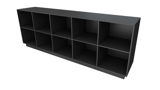 Toonbank SOLID 300 cm (zwart)