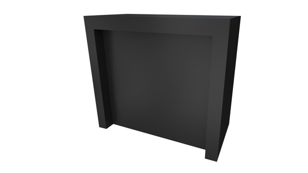 Toonbank REBEL 120 cm (zwart)