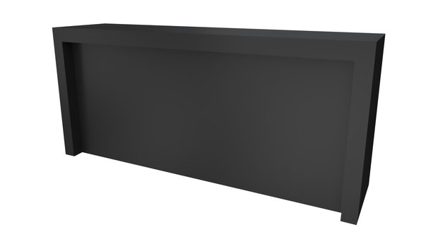 Toonbank REBEL 240 cm (zwart)