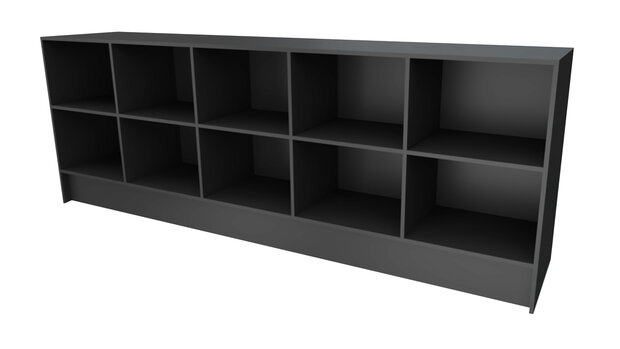 Toonbank REBEL 280 cm (zwart)