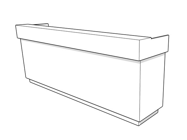 Toonbank TOPP 300 cm