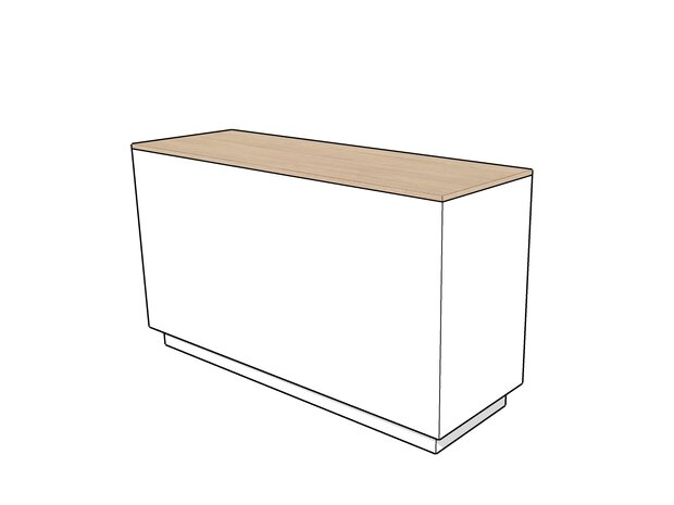 Toonbank BLATT 180 cm