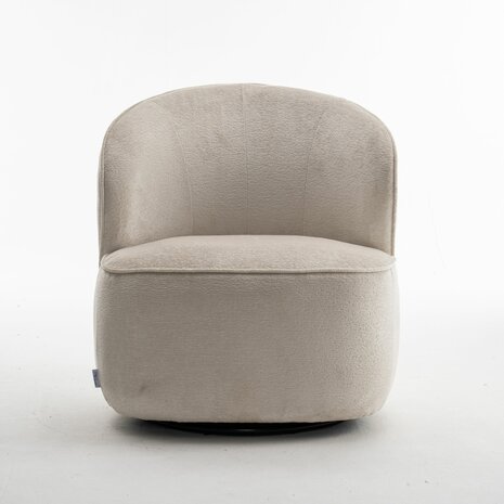 Draaifauteuil - loris stof (cream) 