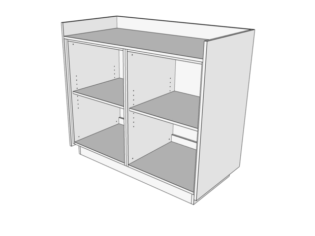 Toonbank SHELL 125 cm 