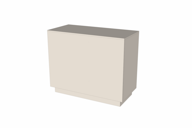 Toonbank SOLID 120 cm - naturel