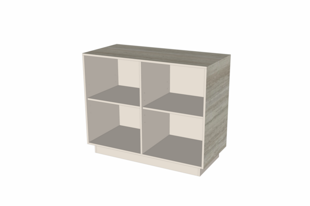 Toonbank Terrablock 120 cm - Taranta Travertin
