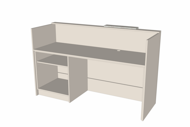 Balie Ciao 175 cm - naturel