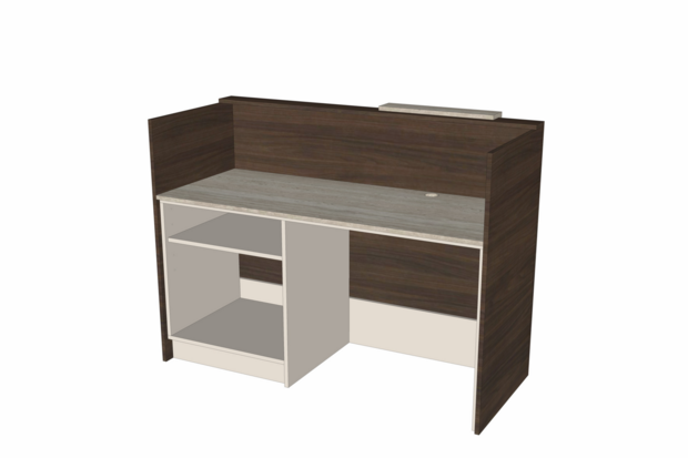 Balie Ciao 145 cm - walnoot