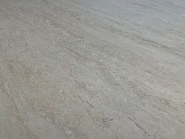 Toonbank BLOX 180 cm walnoot + travertin (nieuw)